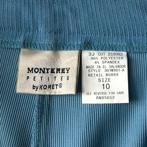 LIGHT BLUE PANTS BY MONTEREY PETITES BY KORET! - Picture 4 of 5